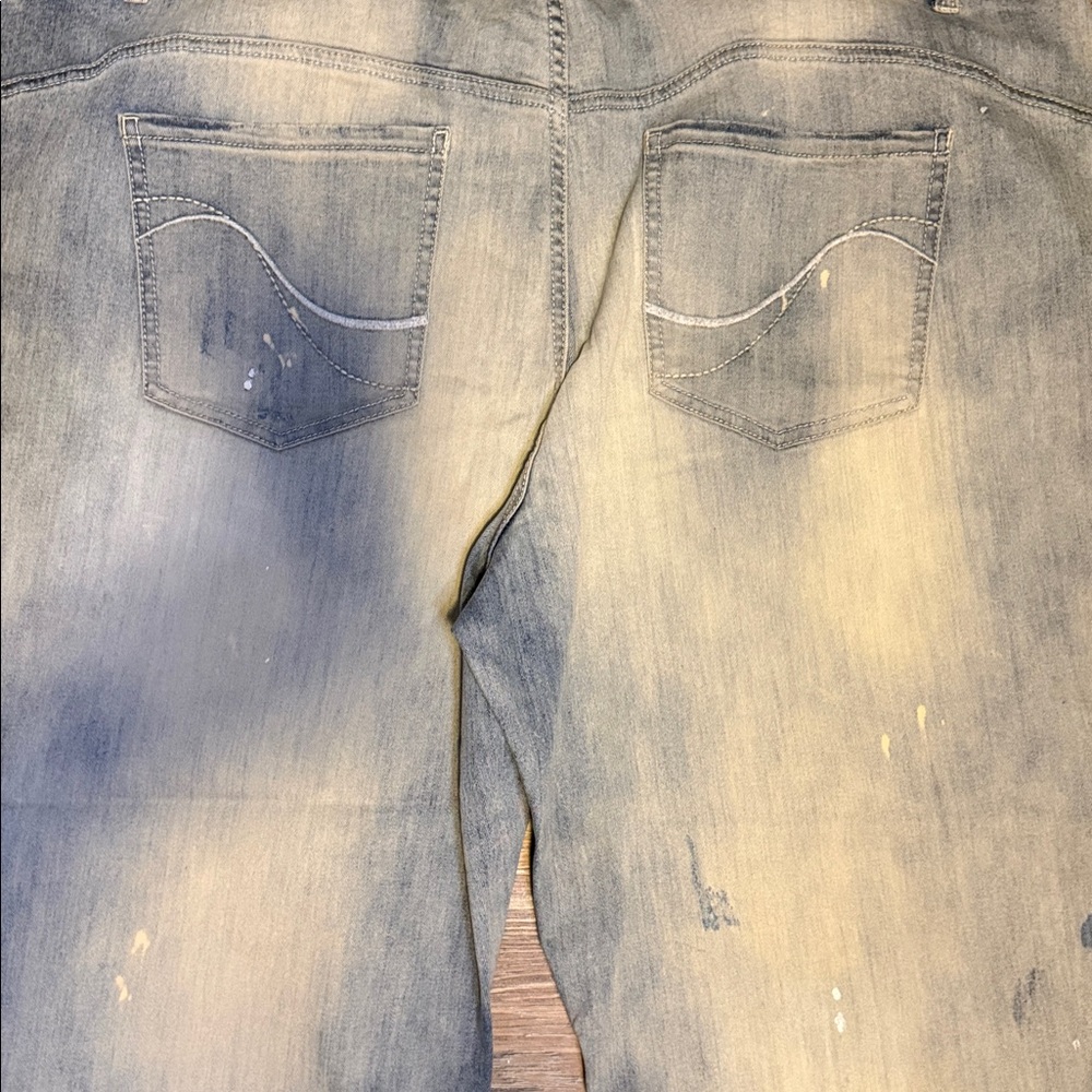 BRAND NEW LANE BRYANT Crop jeans with CUFFS - Picture 6 of 15
